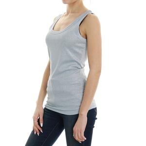 TOP LUREX VICOLO AZZURRO